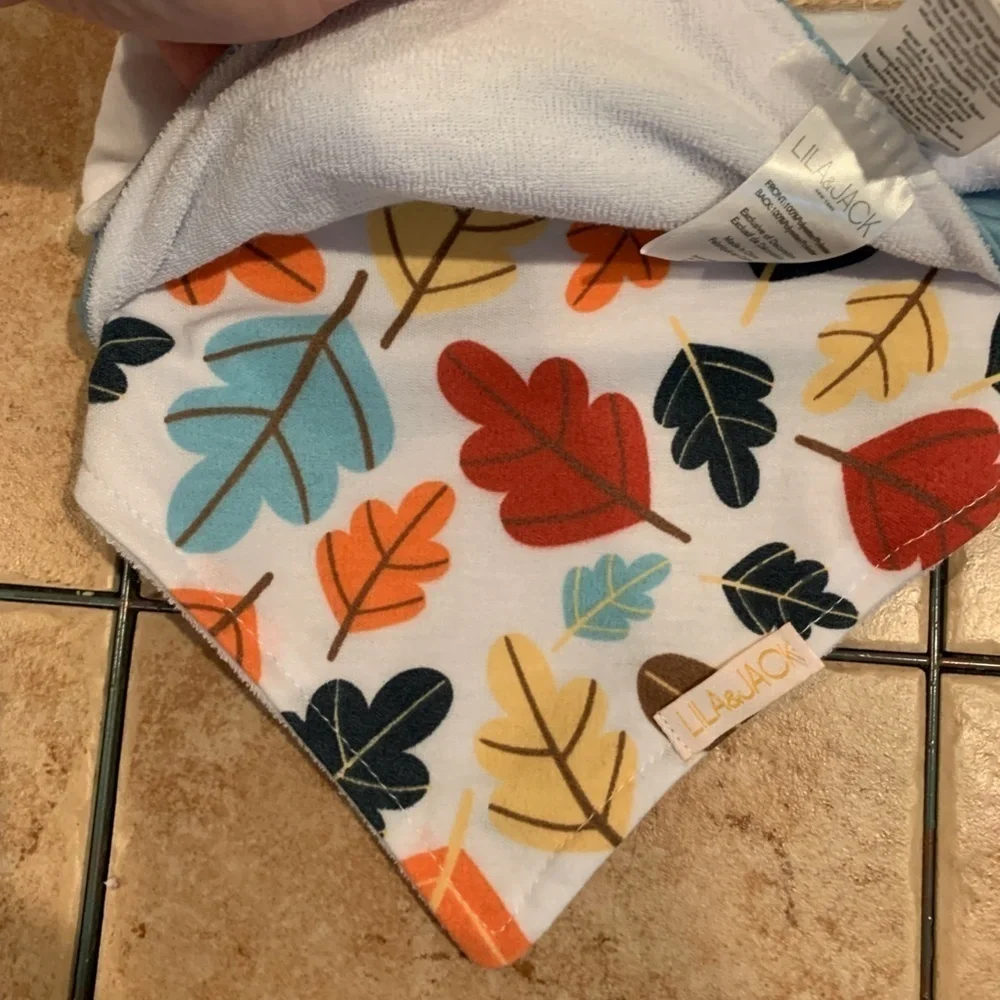 Lila & Jack 3 Pack Bandana Bibs NEW